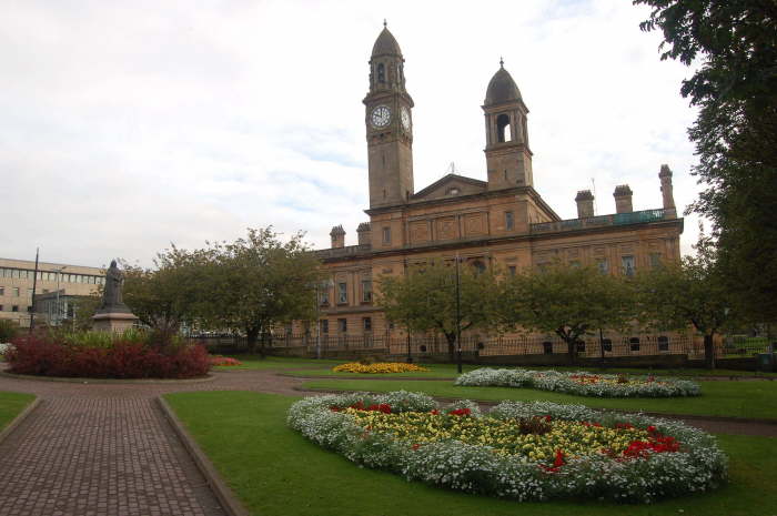 Town Hall from Dunn Square