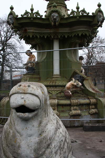 Walrus in the Fountain