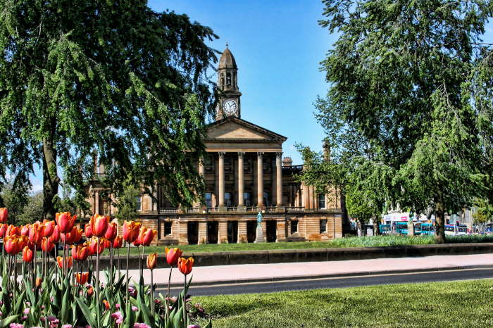 Town Hall in the Spring