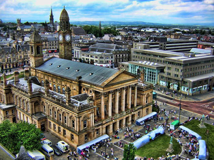 View from Paisley Abbey